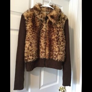 Tiara sweater jacket Petite Medium